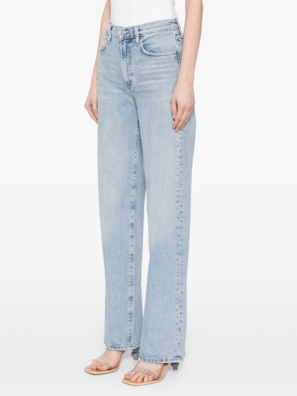 AGOLDE Women’s Harper Straight Jean in Beam color size:25 (Like New!)